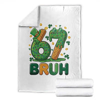 67 St Patricks Day Throw Blanket Funny Six Seven Bruh Meme