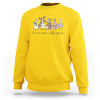 He Is Risen Silly Goose Sweatshirt Funny Christian Easter