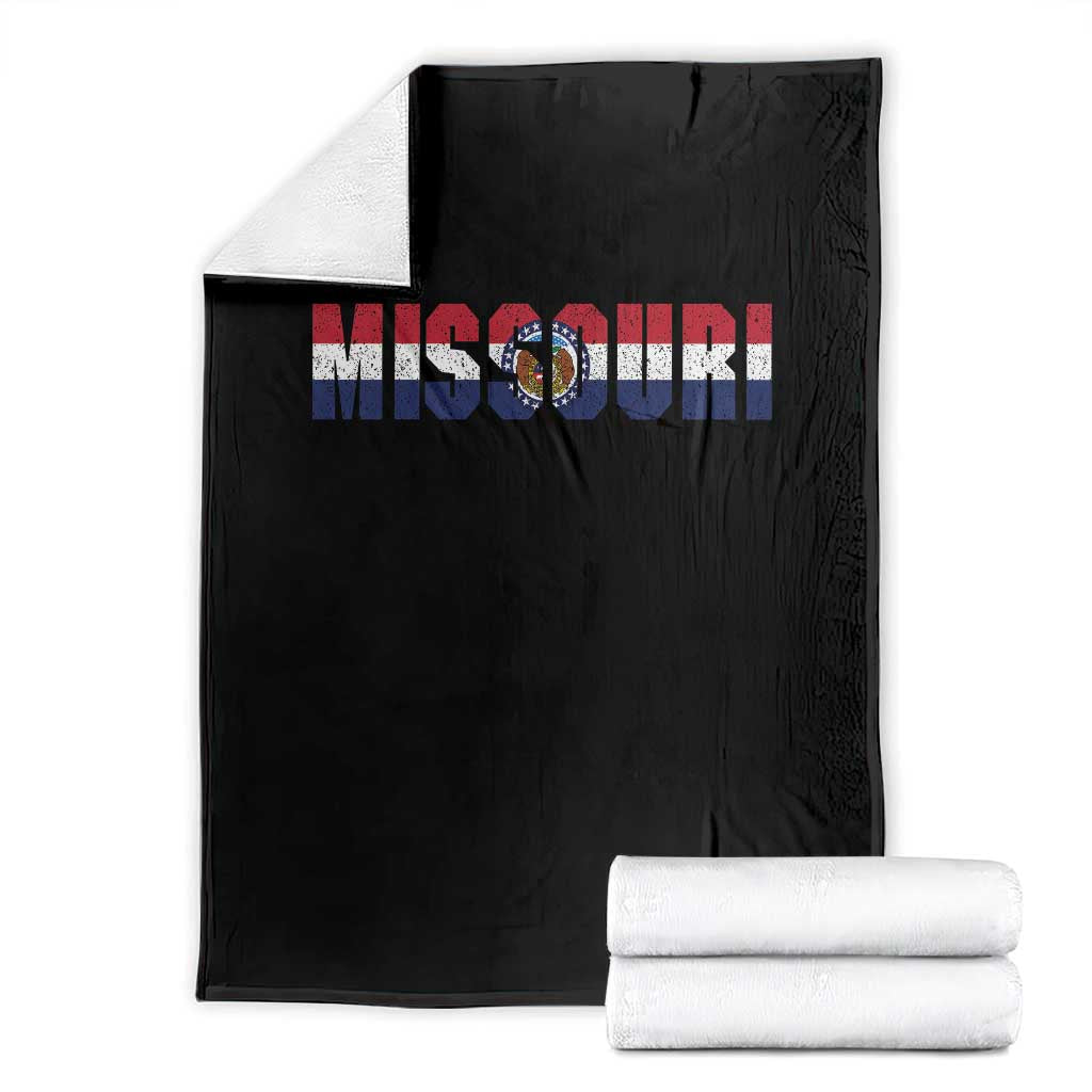 Missouri State Flag Missouri Pride Throw Blanket