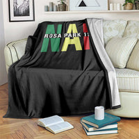 Nah Rosa Parks Quote Throw Blanket Black Movement Protest - Wonder Print Shop