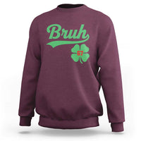 67 Bruh St Patricks Day Sweatshirt Funny Six Seven Shamrock Meme