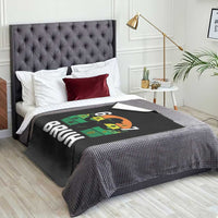 67 Bruh St Patricks Day Throw Blanket Funny Six Seven Boys Kids Meme