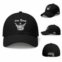 Funny Easter Jesus Meme Baseball Cap I'm Back