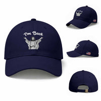 Funny Easter Jesus Meme Baseball Cap I'm Back