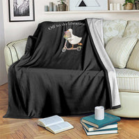 Silly Goose Librarian Throw Blanket Off To Do Librarian Stuff Book Lover Gift
