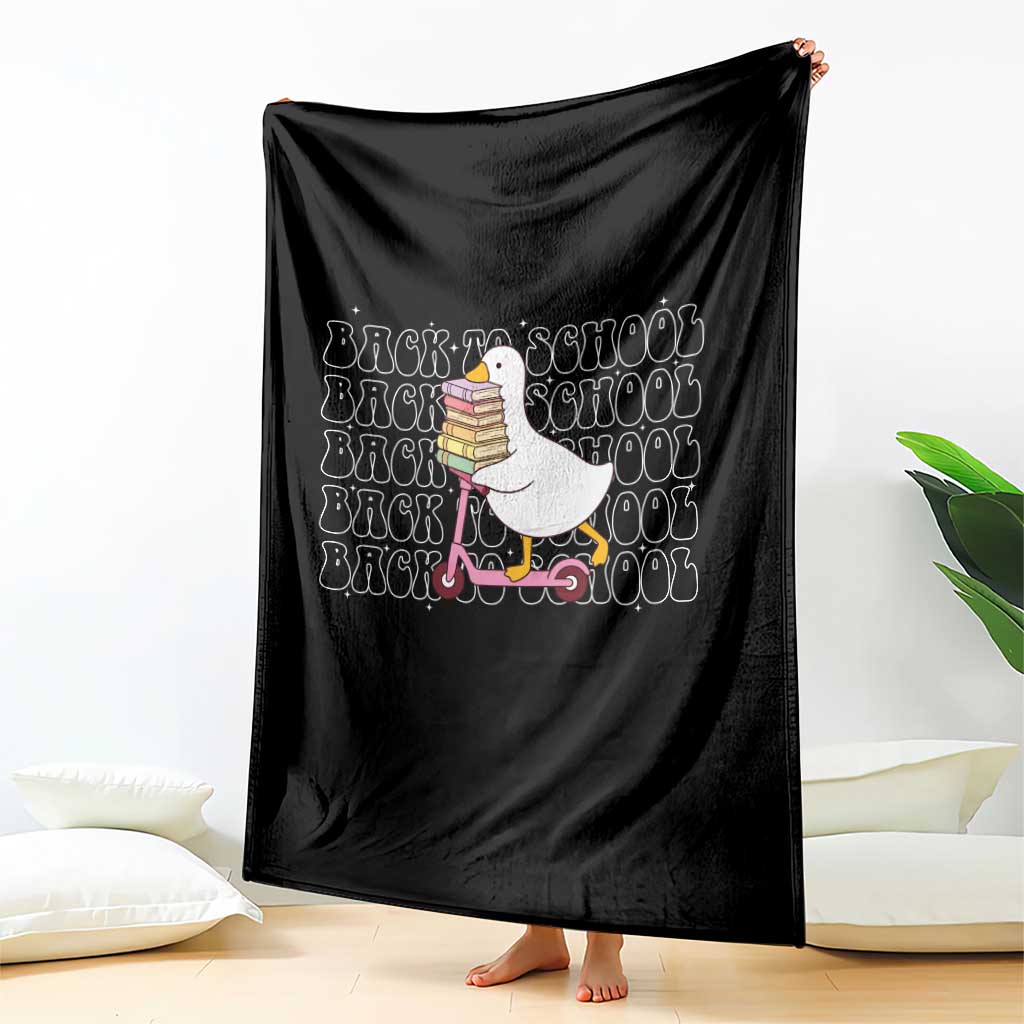 School Bus Driver Welcome Back to School Throw Blanket