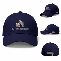 Just One More Chapter Baseball Cap Funny Raccoon Reading Book Lover Gift