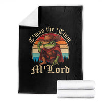 Funny Frog Autism Throw Blanket T'was The 'Tism M'Lord - Wonder Print Shop