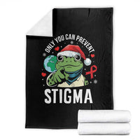 Resist Frog AIDS Awareness Christmas Throw Blanket Only You Can Prevent Stigma - Wonder Print Shop