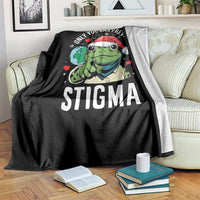Resist Frog AIDS Awareness Christmas Throw Blanket Only You Can Prevent Stigma - Wonder Print Shop