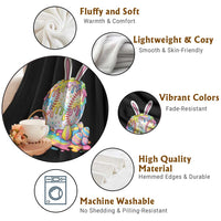 Baseball Easter Drip Ice Cream Sprinkles Egg Gift Throw Blanket