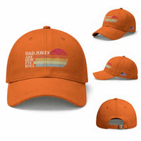 Dad Jokes are How Eye Roll Baseball Cap Funny Father's Day Gift