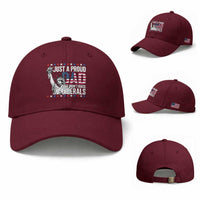 Just A Proud Dad that Didn't Raise Liberals Baseball Cap Funny Dad Man Saying