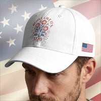 Resist Like its 1776 Baseball Cap Vintage Boho Floral Subtle 250th Anniversary