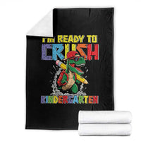 I'm Ready to Crush Pre-K Back to School T-Rex Dinosaur Throw Blanket
