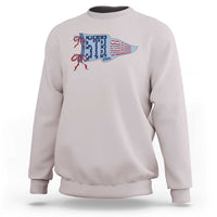 5th Grade Teacher Pennant US Flag Back to School Sweatshirt