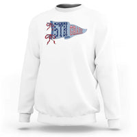 5th Grade Teacher Pennant US Flag Back to School Sweatshirt