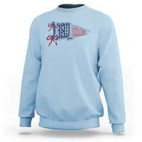 3rd Grade Teacher Pennant US Flag Back to School Sweatshirt
