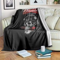 Plumber Plumbing Skull Throw Blanket King Of Trades - Wonder Print Shop