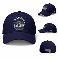 Farmer Grandpa Rancher Classic Farm Tractor Baseball Cap