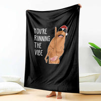 Marcus The Worm Robert Meme Christmas Throw Blanket You Are Running The Vibe - Wonder Print Shop
