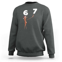67 Six Seven Christmas Sweatshirt Marcus The Worm Meme - Wonder Print Shop