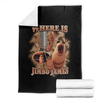 Marcus The Worm Meme Throw Blanket Where Is Jimbo James - Wonder Print Shop