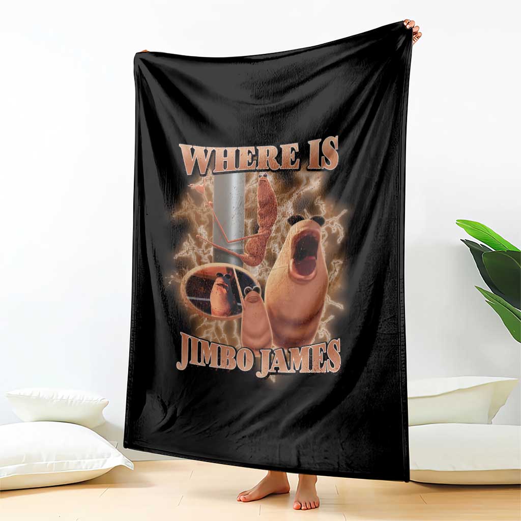 Marcus The Worm Meme Throw Blanket Where Is Jimbo James - Wonder Print Shop