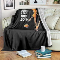 Marcus The Worm Meme Throw Blanket Do Not Like This Rock - Wonder Print Shop