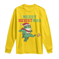 Merry Resistmas Frog Christmas Long Sleeve Shirt - Wonder Print Shop