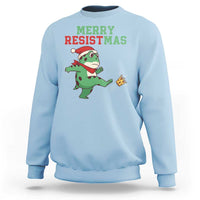 Merry Resistmas Frog Christmas Sweatshirt - Wonder Print Shop