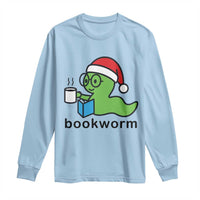 Bookworm Christmas Long Sleeve Shirt Reading Book Lover - Wonder Print Shop