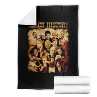 Black History Month Throw Blanket African American Pride - Wonder Print Shop