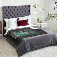 67 Cat St Patricks Day Throw Blanket Funny Cat Driver Leprechaun Meme
