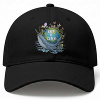 Keep It Green Earth Day Baseball Cap Eco-Friendly Nature Environmental Awareness