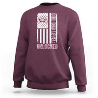Girl Dad Level Unlocked Sweatshirt Funny New Dad