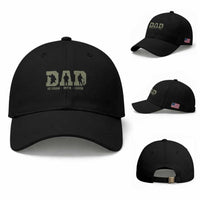 Dad Veteran Myth Legend Dad Military Father Gift Baseball Cap
