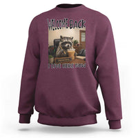 Funny Raccoon School Principal Sweatshirt Welcom Back To School