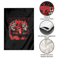 Racing Car Checkered Flag Garden Flag Pit Crew Race Car - Wonder Print Shop