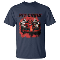 Racing Car Checkered Flag T Shirt Pit Crew Race Car - Wonder Print Shop