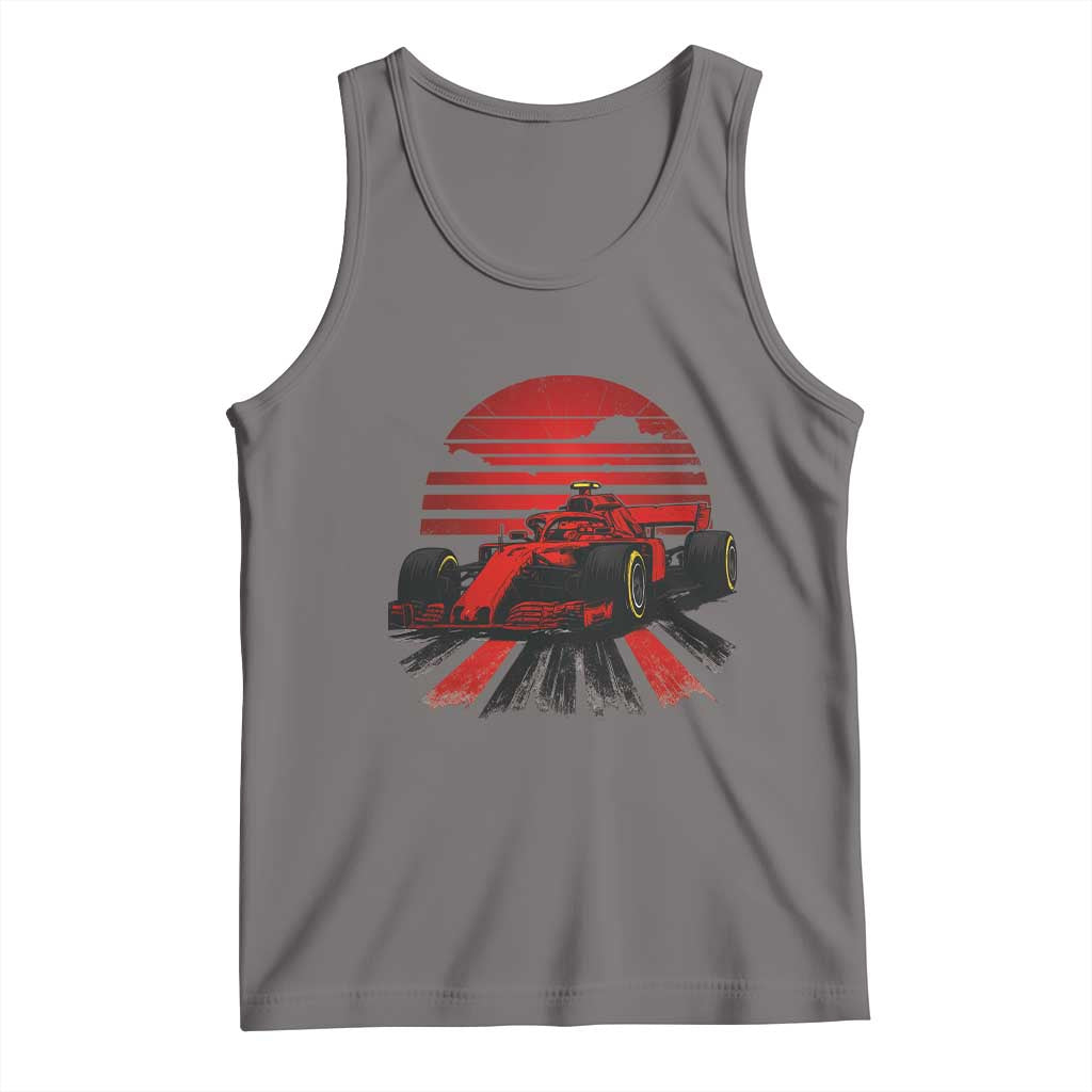 Racing Car Red Speed Motorsport Tank Top - Wonder Print Shop
