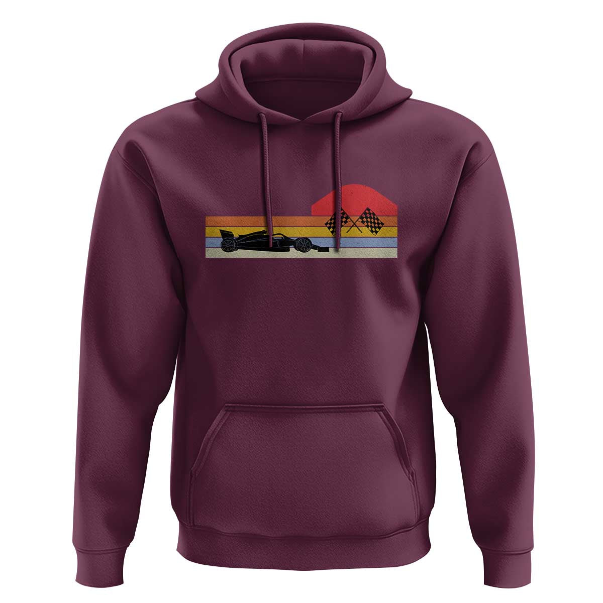 Racing Car Retro Style Vintage Hoodie - Wonder Print Shop