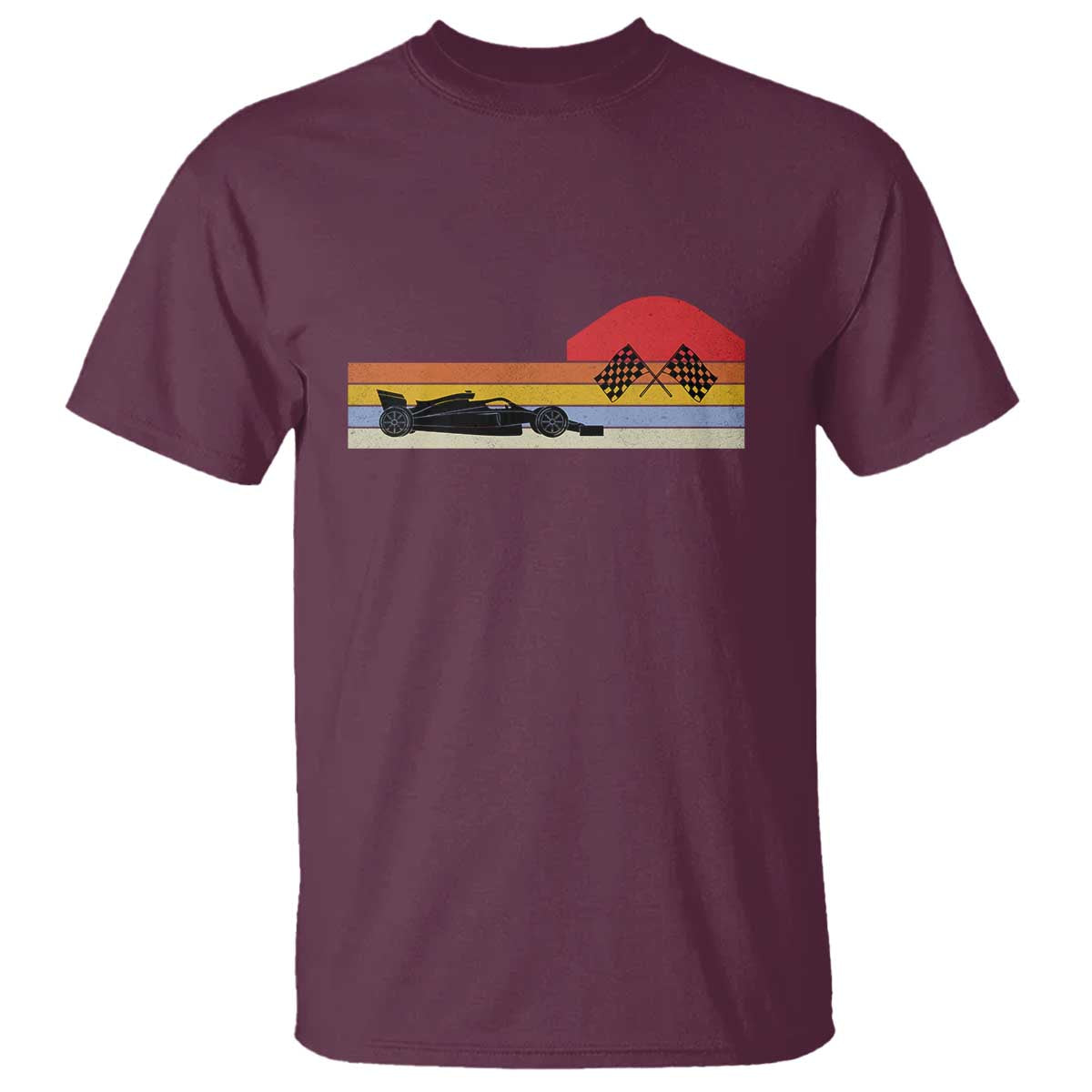 Racing Car Retro Style Vintage T Shirt - Wonder Print Shop