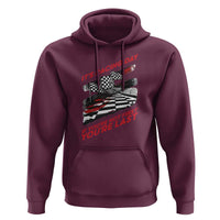 Funny Racing Car Flag Hoodie It Is Racing Day - Wonder Print Shop