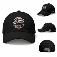 Retired 2026 Not My Problem Anymore US Flag Retirement Baseball Cap