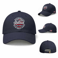 Retired 2026 Not My Problem Anymore US Flag Retirement Baseball Cap