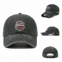 Retired 2026 Not My Problem Anymore US Flag Retirement Washed Cotton Baseball Cap