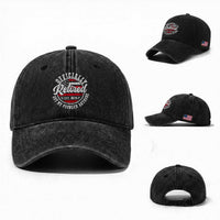 Retired 2026 Not My Problem Anymore US Flag Retirement Washed Cotton Baseball Cap