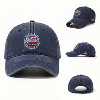Retired 2026 Not My Problem Anymore US Flag Retirement Washed Cotton Baseball Cap