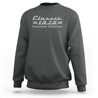 50th Birthday 1976 Limited Edition Classic Car Sweatshirt